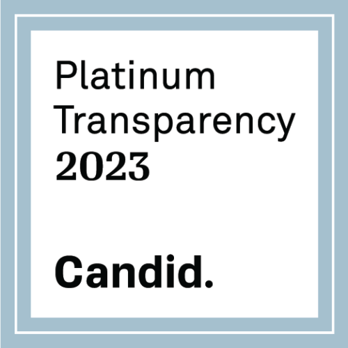 Platinum Seal of Transparency 2023 from Candid