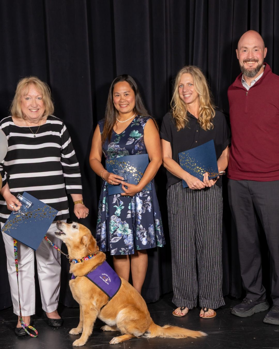 Sue and Addie at award ceremony